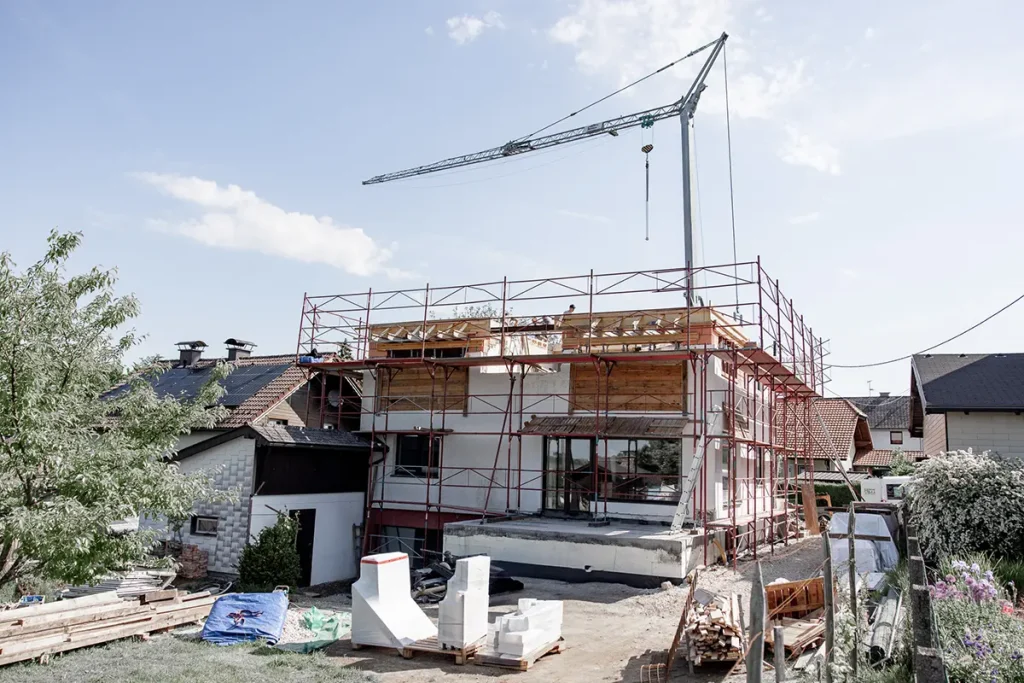 Neubau eines modernen Einfamilienhaus – schlüsselfertig gebaut von Hongar Bau